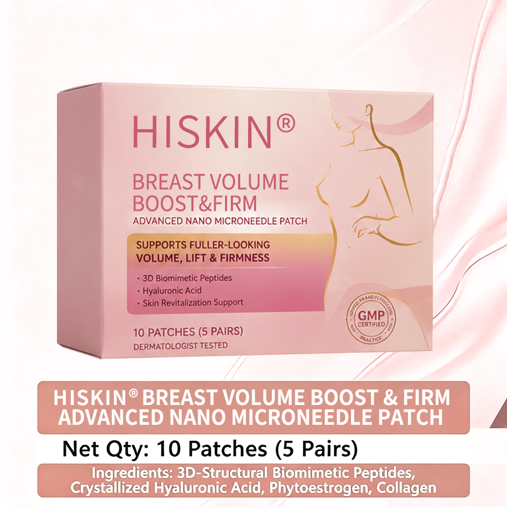 💃𝐇𝐈𝐒𝐊𝐈𝐍® 👩‍⚕️ Targeted Breast Enhancement Advanced Nano Microneedle Patch💃
