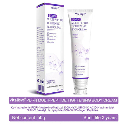 Vitalisys®💧PDRN Multi-Peptide Massaging Body Roller Cream- Anti-aging, Hydrating, Skin Firming & Lifting, Skin Repair, Even Tone, Acne and Dark Spot Treatment, Wart and Mole Removal, and Psoriasis Relief