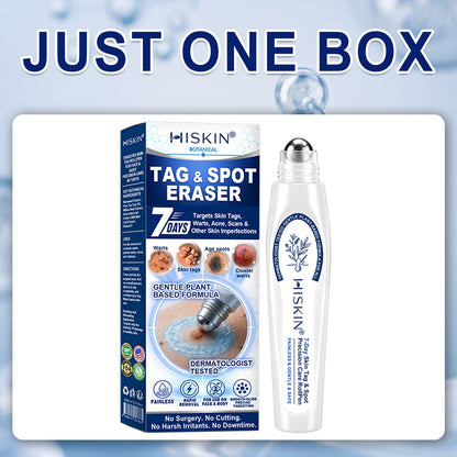 👩‍⚕️𝐇𝐈𝐒𝐊𝐈𝐍®👩‍⚕️ 𝟕-𝐃𝒂𝘆 𝐒𝗸𝐢𝐧 𝐓𝒂𝗴 & 𝐒𝐩𝙤𝐭 𝐄𝐫𝒂𝐬𝙚𝐫 Painless & Scar-Free Advanced Imperfection Removal Rollerball Pen
