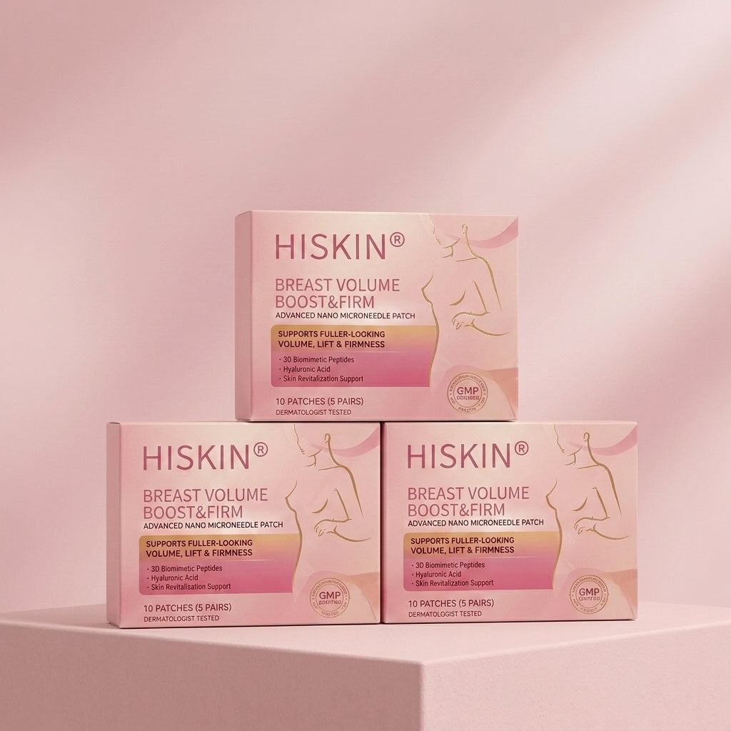 💃𝐇𝐈𝐒𝐊𝐈𝐍® 👩‍⚕️ Targeted Breast Enhancement Advanced Nano Microneedle Patch💃