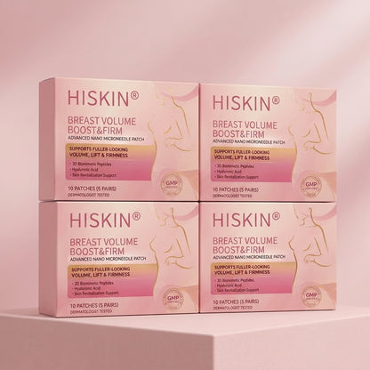 💃𝐇𝐈𝐒𝐊𝐈𝐍® 👩‍⚕️ Targeted Breast Enhancement Advanced Nano Microneedle Patch💃