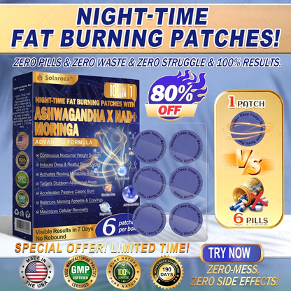 🌙IOWOL® Night-time Metabolic Patches! No pills, no fuss, and no waste. Just 100% commitment to your wellness goals.
